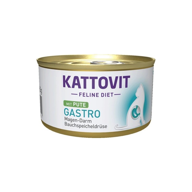 KATTOVIT Feline Diet Gastro Indyk 85g puszka