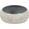 ZOLUX Miska ceramiczna dla gryzonia zapobiegająca wydostawaniu się karmy lub wody - beżowy/szary 200 ml