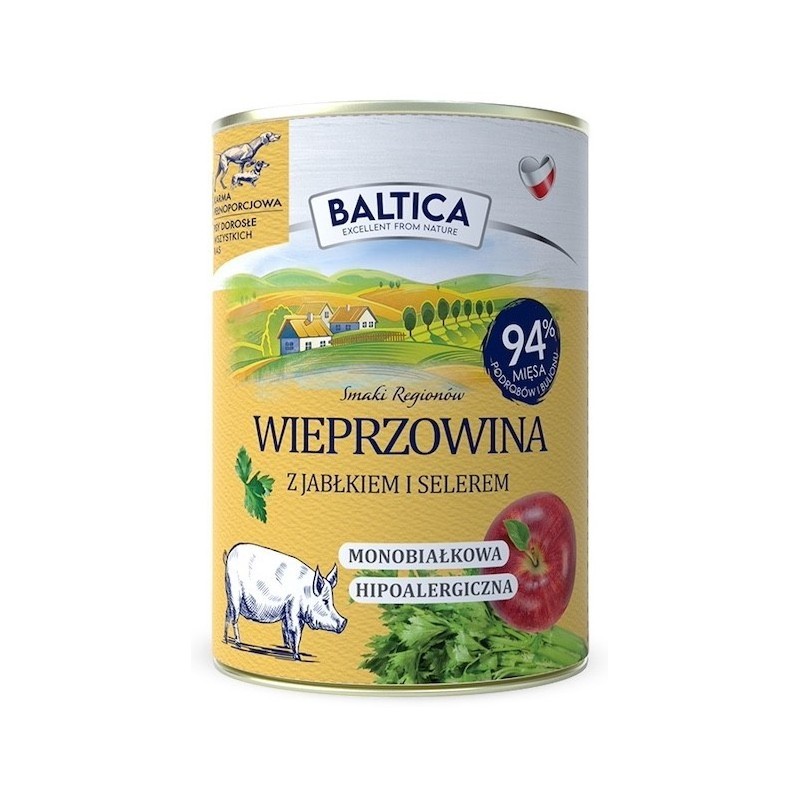 BALTICA SMAKI REGIONÓW Wieprzowina z jabłkiem 400g