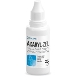 EUROWET Akaryl - żel do pielęgnacji uszu 25ml