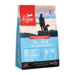 ORIJEN Adult 6 Six Fish Dog 6kg PROMO Uszkodzenie