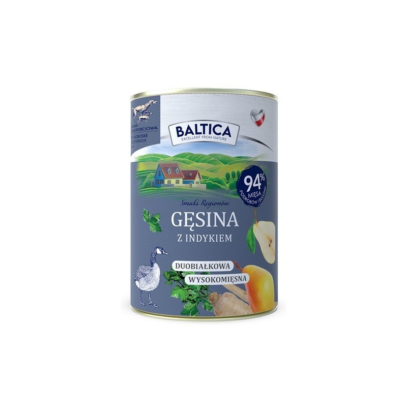 BALTICA SMAKI REGIONÓW Gęsina z indykiem 400g