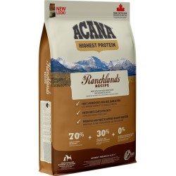 ACANA HIGHEST PROTEIN Ranchlands Dog 11,4kg PROMO Uszkodzenie