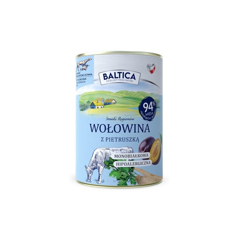 BALTICA SMAKI REGIONÓW Wołowina z pietruszką 400g