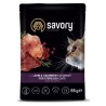 SAVORY Cat Adult Sterilised Lamb and Cranberry 85g (saszetka)