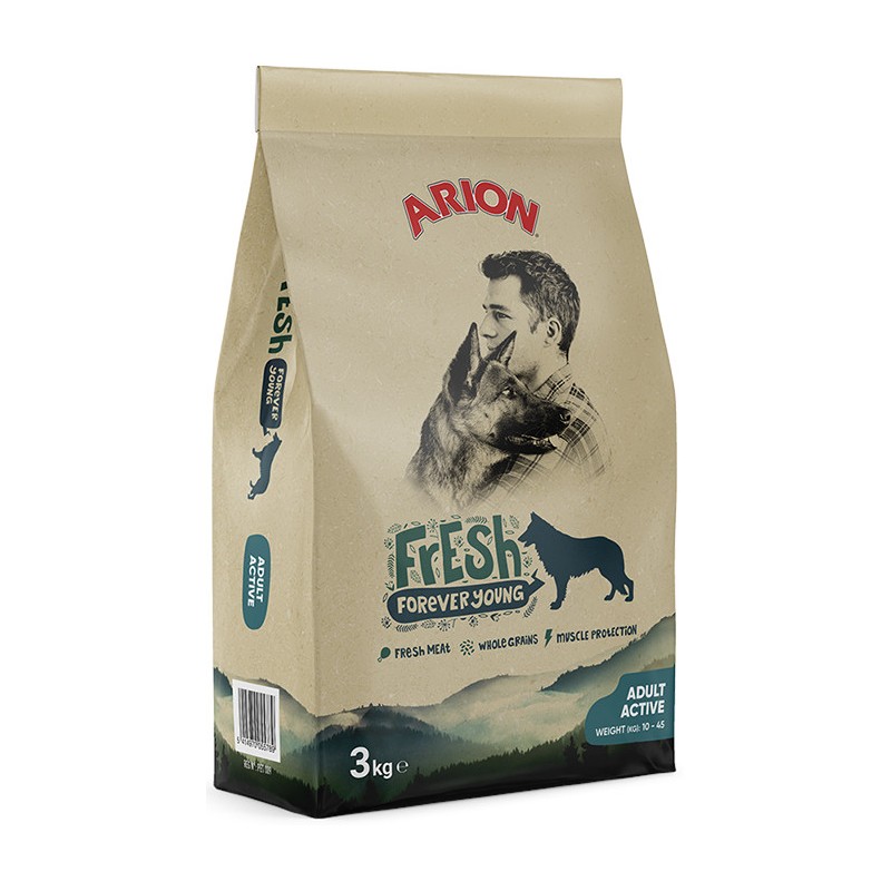 ARION Fresh Adult Active 3kg PROMO Krótki termin