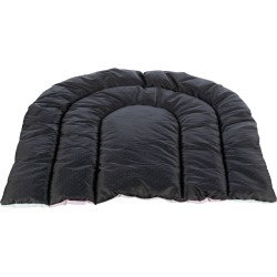 TRIXIE Junior patchwork mata dla szczeniąt/kociąt z welury 68 x 62 cm - miętowy/jasnoliliowy/różowy