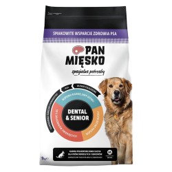 PAN MIĘSKO SENIOR Specjalne potrzeby Dental and Senior - rozmiar chrupek M 3 kg