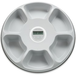 TRIXIE Karmidło automatyczne TX5+1 białe 32 x 8cm / 6 x 180 ml