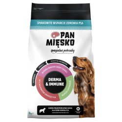 PAN MIĘSKO PIES Specjalne potrzeby Derma and Immune - rozmiar chrupek M 3 kg