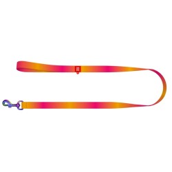 WAUDOG Nylon Recycled smycz nylonowa gradient pomarańczowa M