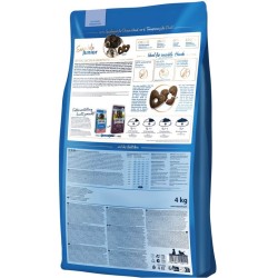 HAPPY DOG Sensible Junior Chicken, Salmon & Potato 4 kg