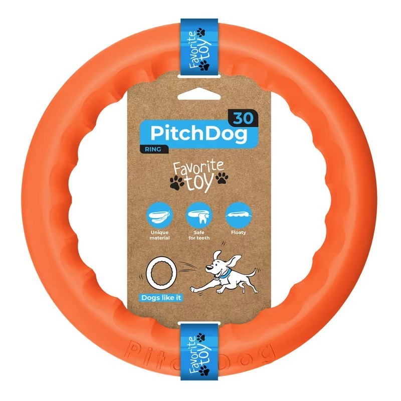 PITCHDOG17 Ringo pierścień do aportowanian - pomarańczowy