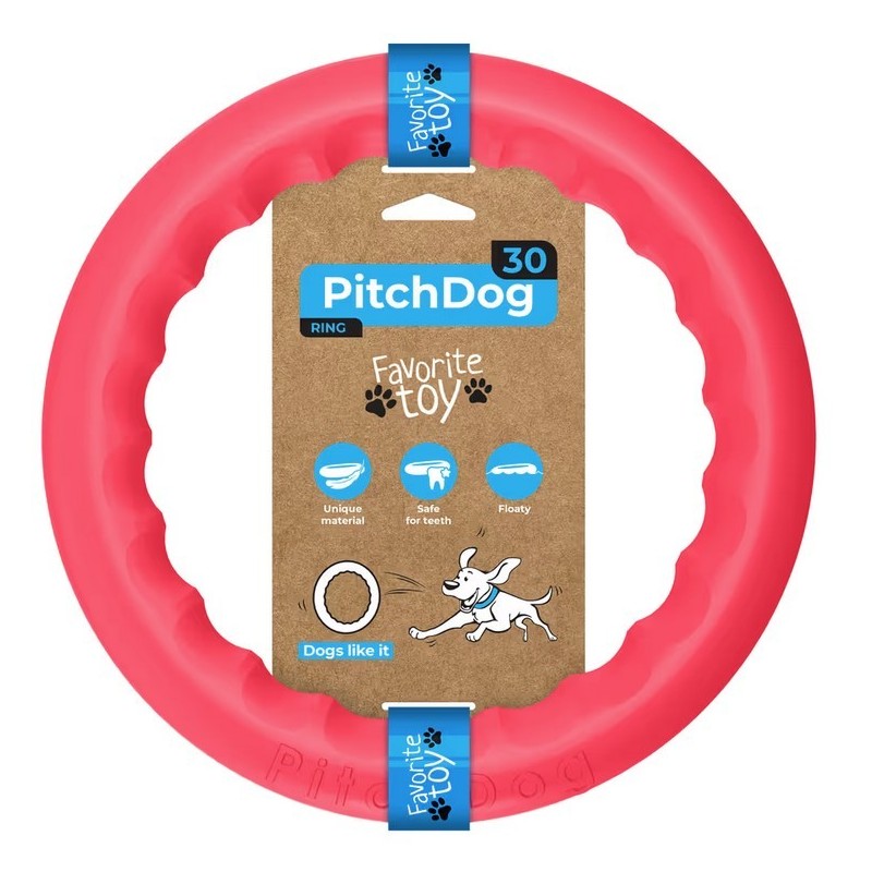 PITCHDOG17 Ringo pierścień do aportowanian - różowy