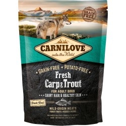 CARNILOVE DOG Fresh Adult Carp and Trout 1,5kg PROMO Uszkodzenie