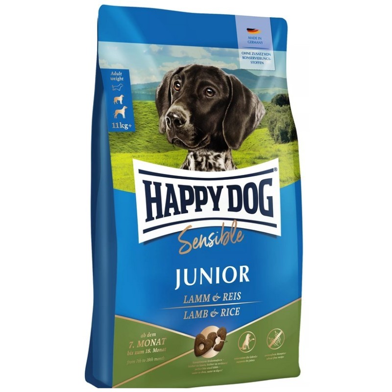 HAPPY DOG Sensible Junior Lamb & Rice 1 kg