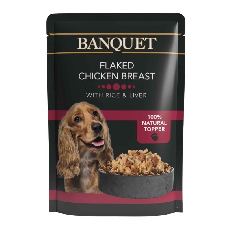 MACED BANQUET Kurczak z Ryżem i Wątróbką 100g