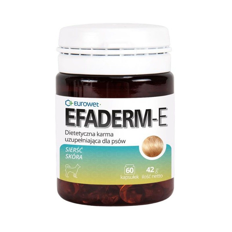 EUROWET Efaderm-E Pies - skóra i sierść 60 tabl.