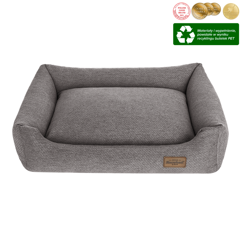 RECOBED Kanapa Harmony ciemny szary rozmiar L: 100 x 80 x 16 cm