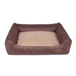 RECOBED Kanapa Siberian Brąz, double pillow Beż/Brąz rozmiar S: 65 x 50 x 13 cm