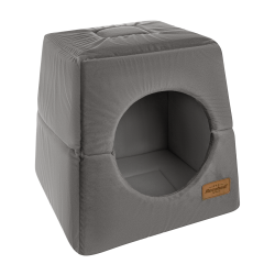 RECOBED Budka 2 w 1 Welurowe szary