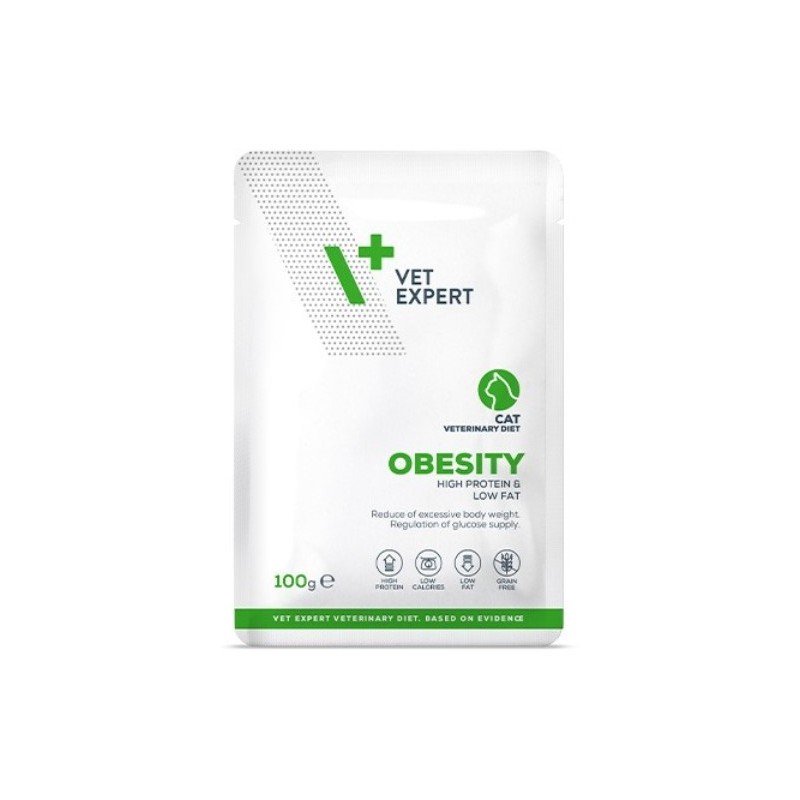 VETEXPERT 4T Vet. Diet Cat Obesity 100g (SASZETKA)