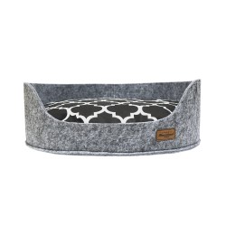 RECOBED Sofa filc z poduszką Caribbean