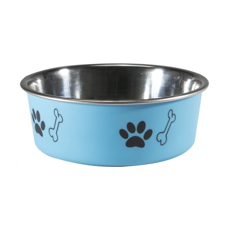 BARRY KING Miska antypoślizgowa z nadrukiem - niebieska 0,45l