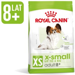 ROYAL CANIN X-Small Adult 8+ karma sucha dla psów dojrzałych powyżej 8 roku życia ras miniaturowych do 4 kg 1,5 kg