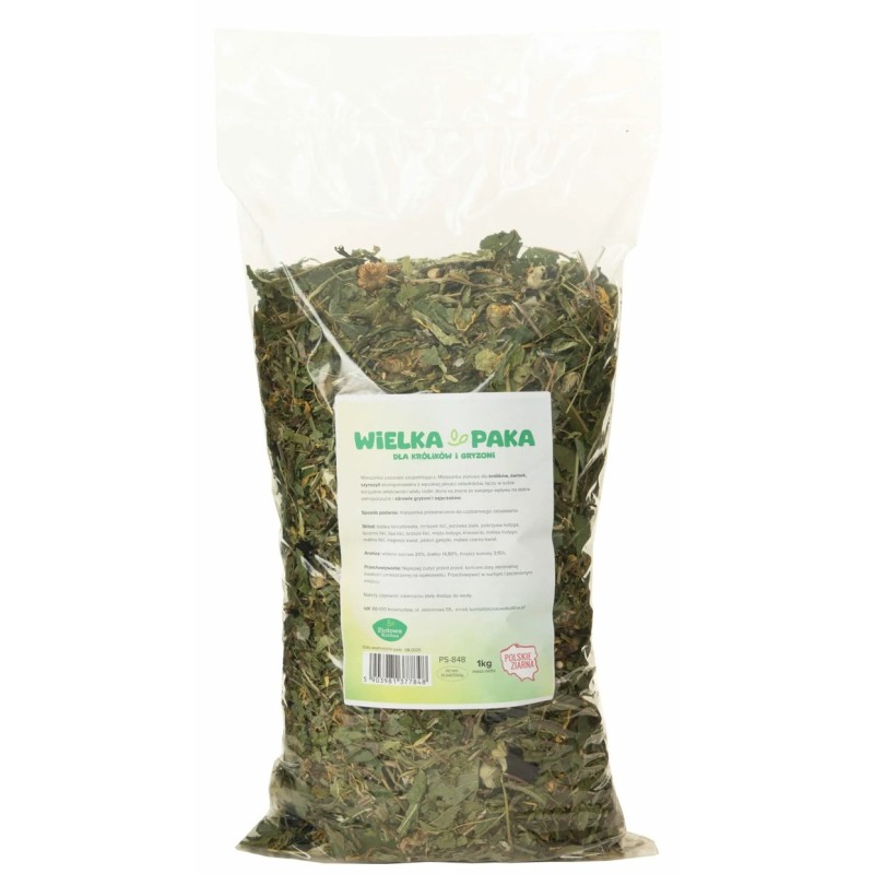 ZIOŁOWA KOTLINA Wielka paka dla królika i gryzoni 700g