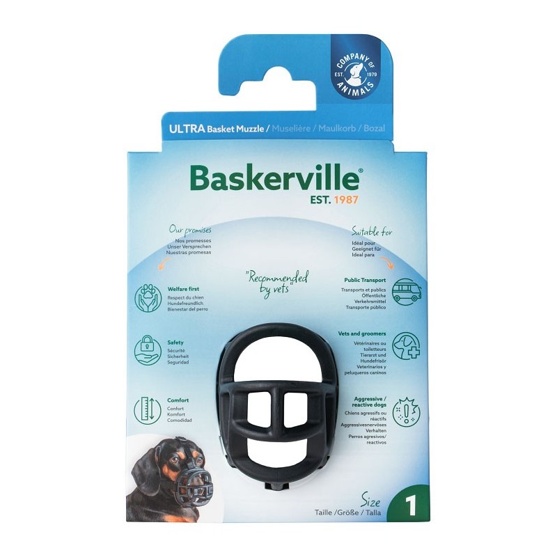 BASKERVILLE Kaganiec Ultra - czarny Ultra-1