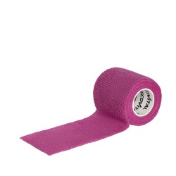 Bandaż kohezyjny różowy 5 cm x 4,5 m Opakowanie zbiorcze - 24 sztuki