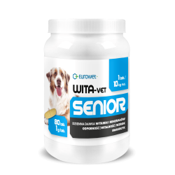 EUROWET Wita-Vet Senior - pies 80 tabl.