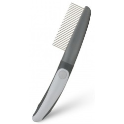 BARRY KING Grzebień dla zwierząt z rączką 5 x 22 cm - szary 40 zębów