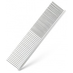 BARRY KING Grzebień stalowy - szary 4,2 x 19 cm