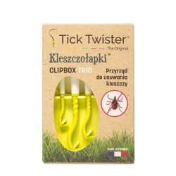 PORTICA Tick Twister Kleszczołapki ClipBox TRIO (1 opakowanie)
