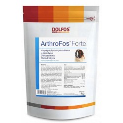DOLFOS Arthrofos Forte - proszek dla psów z glukozaminą i chondroityną 1 kg