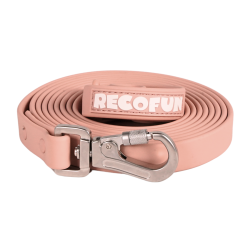 RecoFun Smycz treningowa z PVC różówa 3m