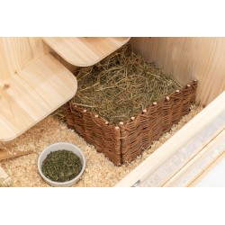 TRIXIE Element narożny do klatki do odgradzania z wikliny Mały