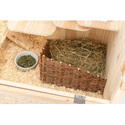 TRIXIE Element narożny do klatki do odgradzania z wikliny Duży