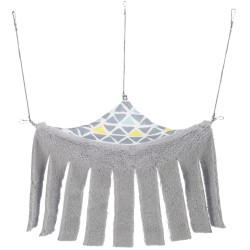 TRIXIE Hamak Sunny dla królików 41 x 27 x 23 cm - wielokolorowe/szare