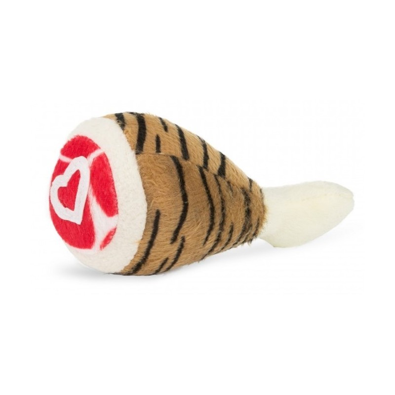 BARRY KING Zabawka dla psa szynka-kostka tygrys pluszowa 12,5 cm