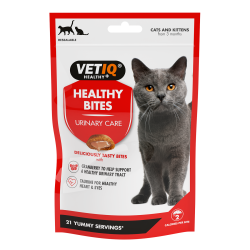 RECOSNACK Vetiq Przysmaki dla kotów i kociąt Układ moczowy Healthy Bites Urinary Care For Cats & Kittens 65g