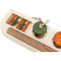 TRIXIE Snack toy zabawka logiczna dla ptaków drewno 25 x 9 x 4 cm