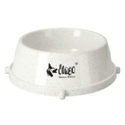 DINGO Miska plastikowa 0,3L - biała/marmurek