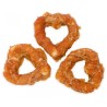 HAU MIAU Pause snack - serca ze skóry owinięte kurczakiem 7-8cm 500g