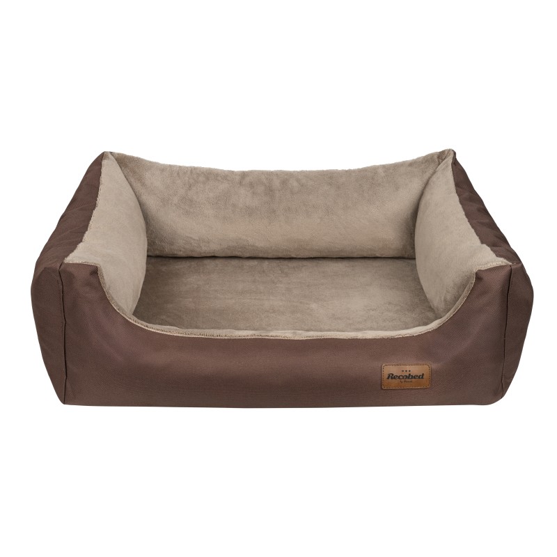 RECOBED Kanapa Sargasso Brązowo Beżowa rozmiar M: 80 x 65 x 21 cm