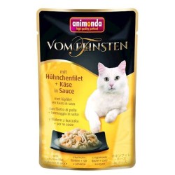ANIMONDA Cat Vom Feinsten Adult z filetem z piersi kurczaka z serem w sosie 50g (saszetka)
