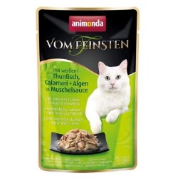 ANIMONDA Cat Vom Feinsten Adult z tuńczykiem i kalmarem z algami w sosie z małży 50g (saszetka)