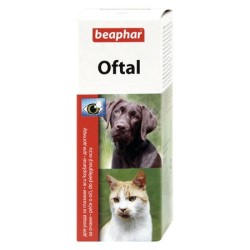 BEAPHAR Oftal - Krople do oczu dla psów i kotów 50ml